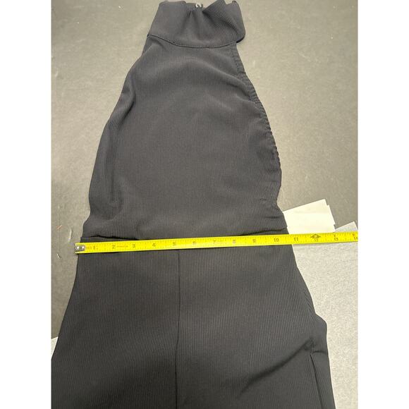 NWT Edikted Women's Black Aero Open Back Halter Sleeveless Jumpsuit Size Medium - Picture 8 of 8